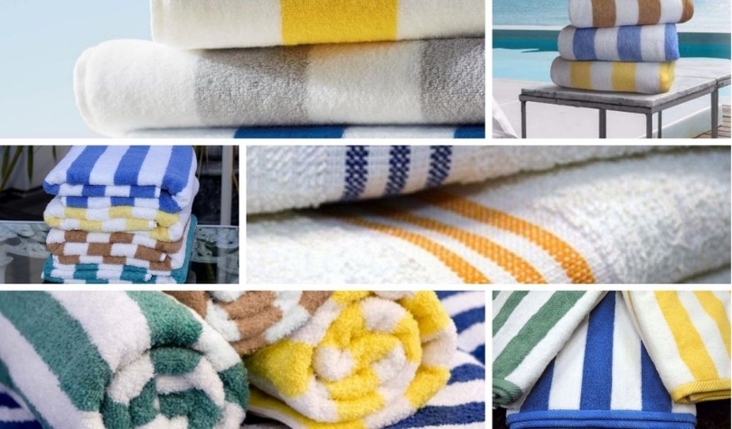Wholesale Economy - Cabana Stripe Beach/Pool Towels from HY Supplies Inc 